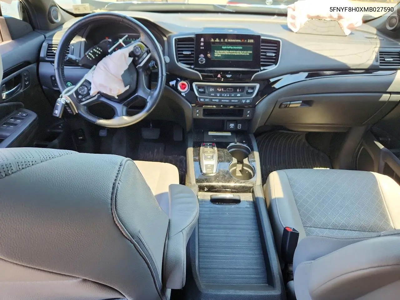 2021 Honda Passport Elite VIN: 5FNYF8H0XMB027590 Lot: 57405326