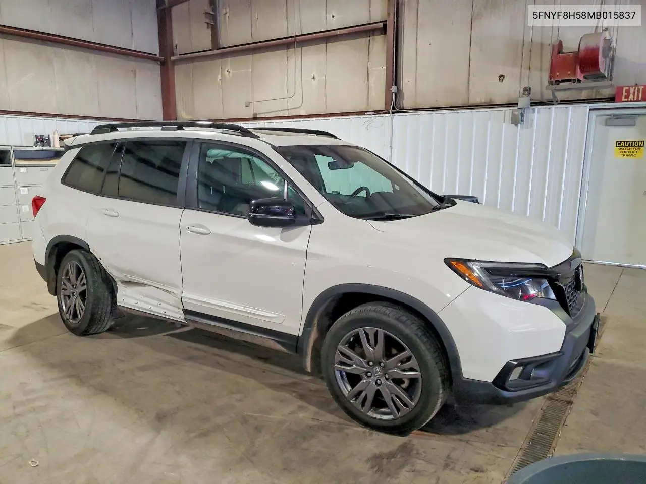 2021 Honda Passport Exl VIN: 5FNYF8H58MB015837 Lot: 59272506