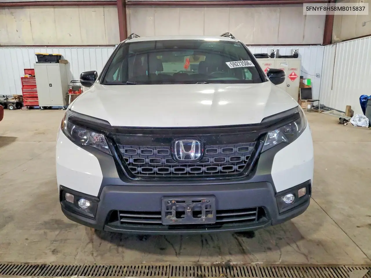 2021 Honda Passport Exl VIN: 5FNYF8H58MB015837 Lot: 59272506