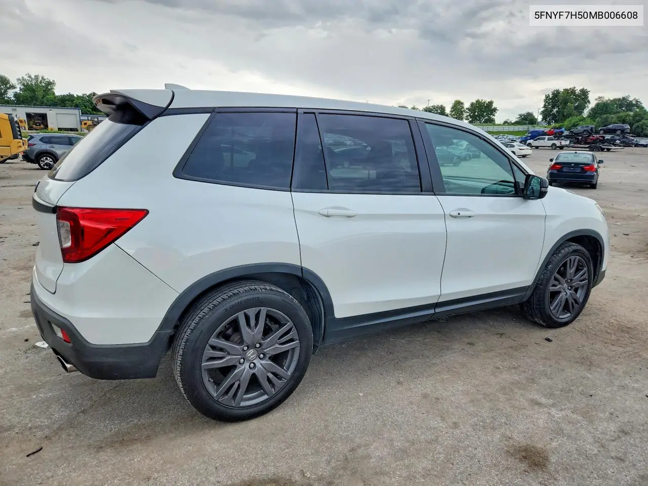 2021 Honda Passport Exl VIN: 5FNYF7H50MB006608 Lot: 59865776