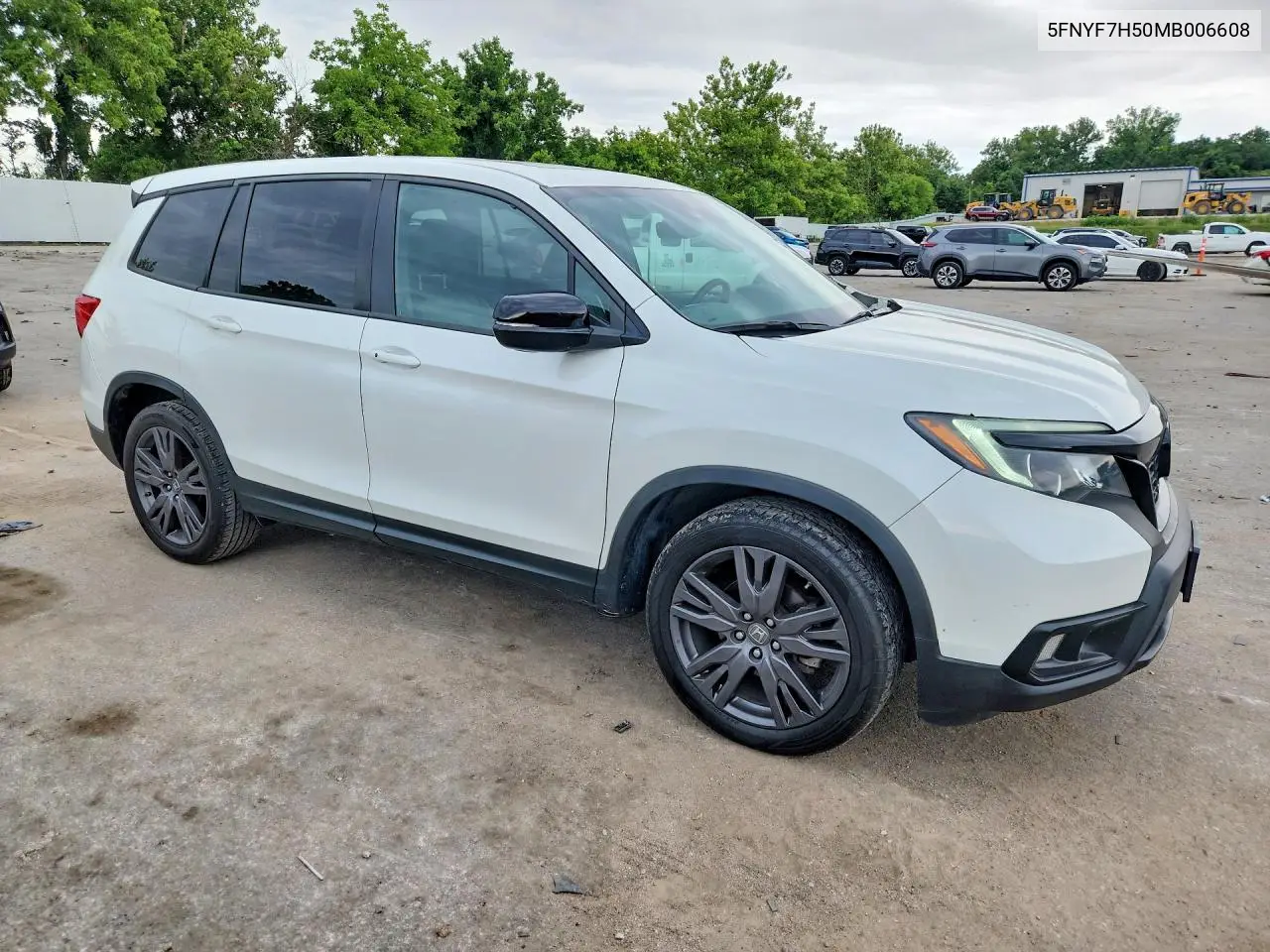 2021 Honda Passport Exl VIN: 5FNYF7H50MB006608 Lot: 59865776