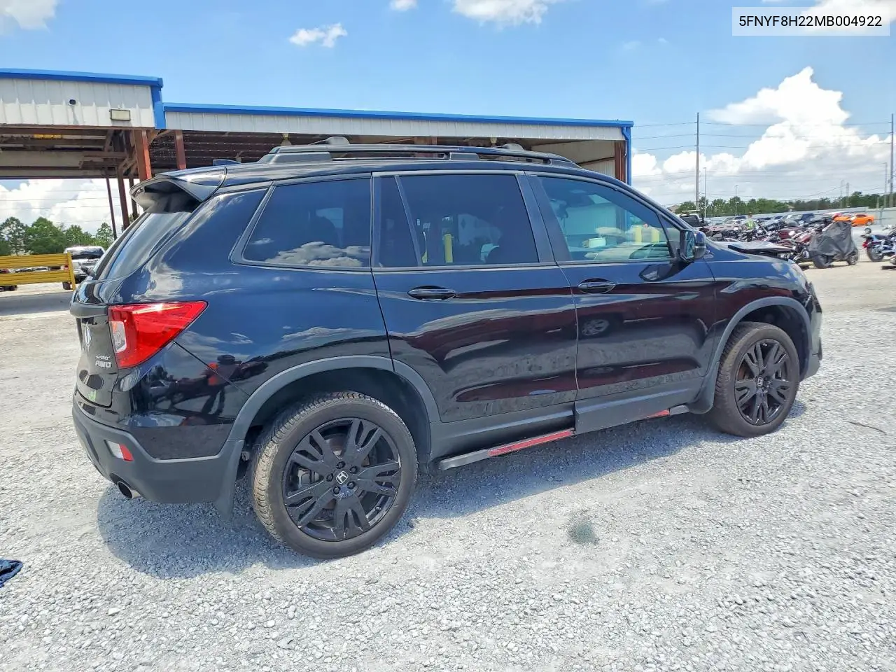2021 Honda Passport Sport VIN: 5FNYF8H22MB004922 Lot: 59944716