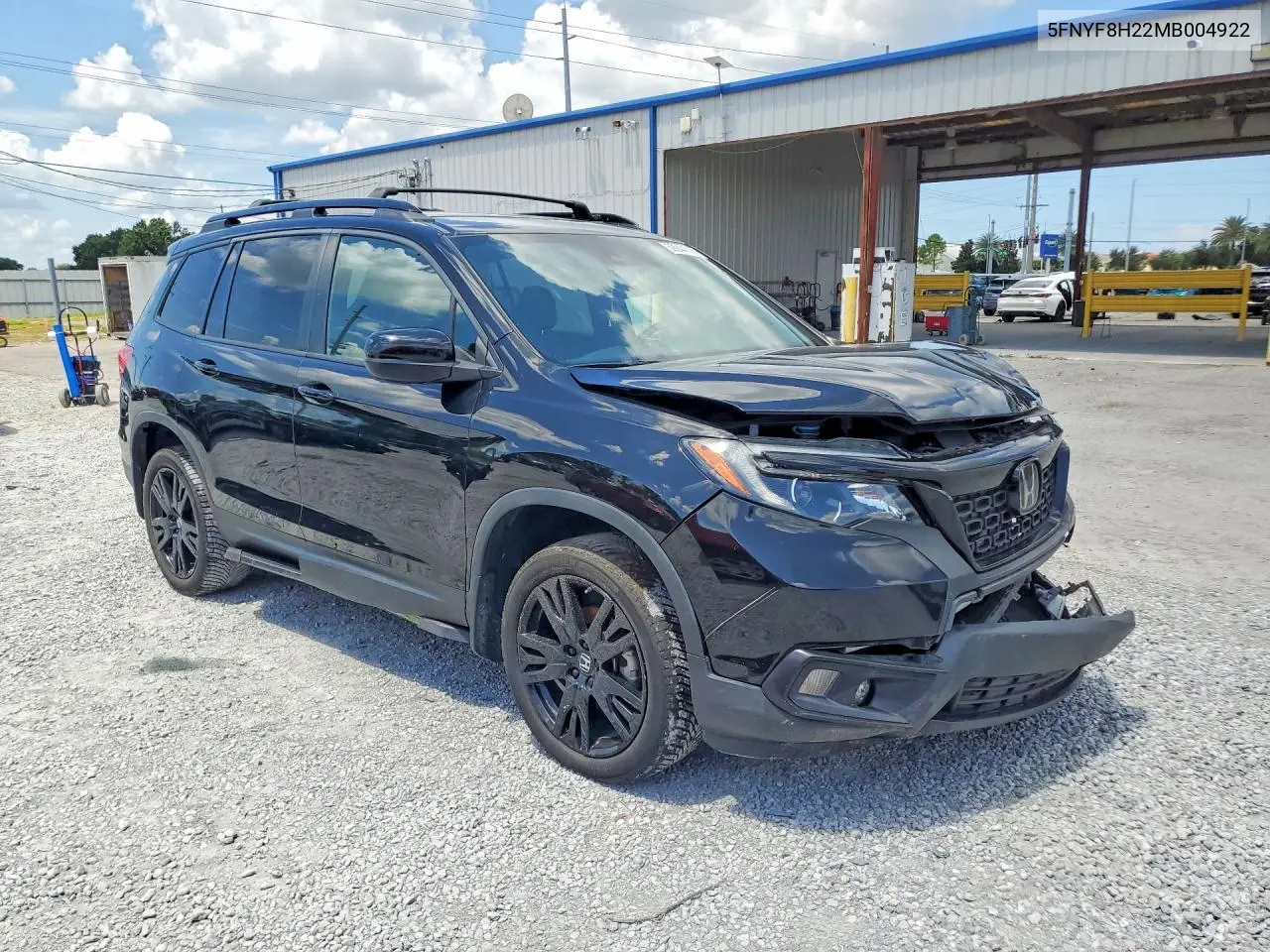 2021 Honda Passport Sport VIN: 5FNYF8H22MB004922 Lot: 59944716