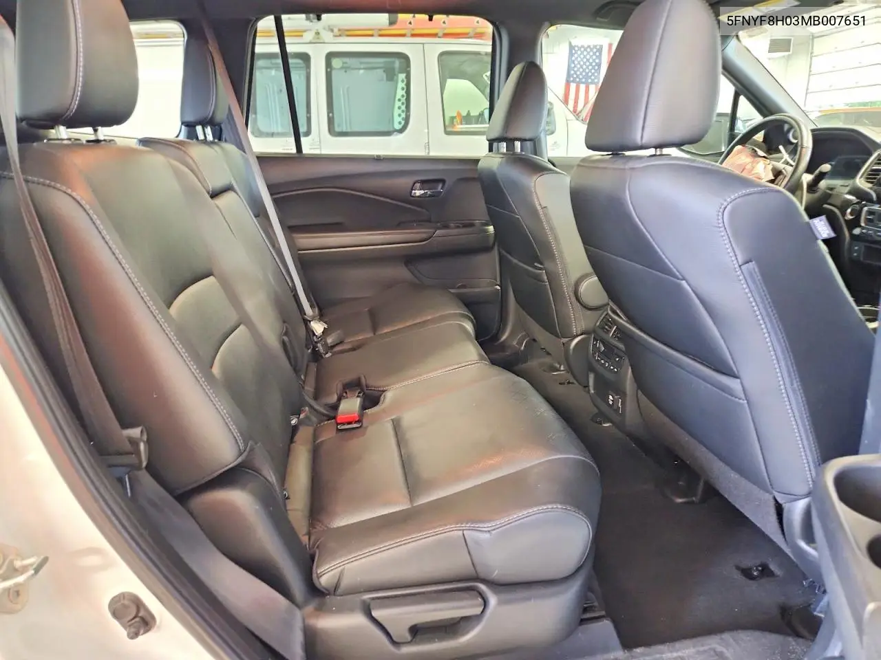 2021 Honda Passport Elite VIN: 5FNYF8H03MB007651 Lot: 60006496