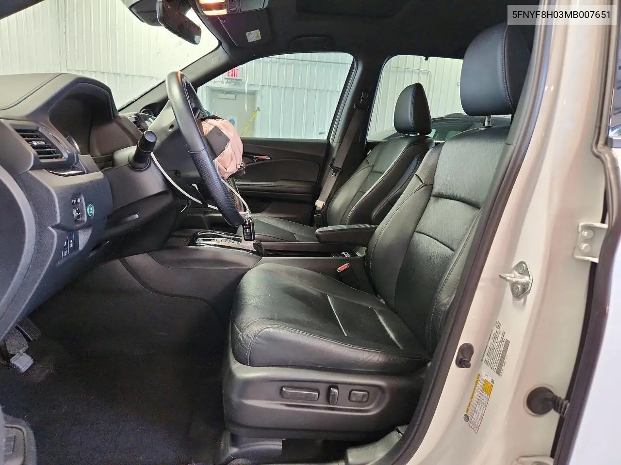 2021 Honda Passport Elite VIN: 5FNYF8H03MB007651 Lot: 60006496