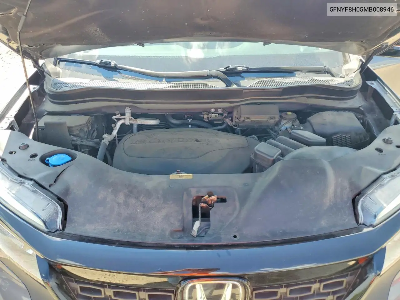 2021 Honda Passport Elite VIN: 5FNYF8H05MB008946 Lot: 60021996