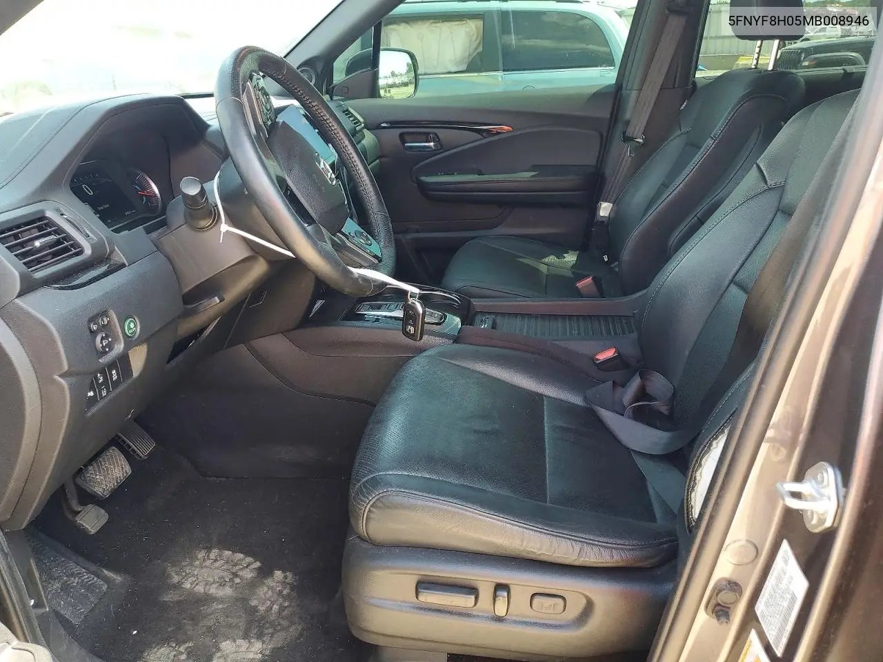 2021 Honda Passport Elite VIN: 5FNYF8H05MB008946 Lot: 60021996