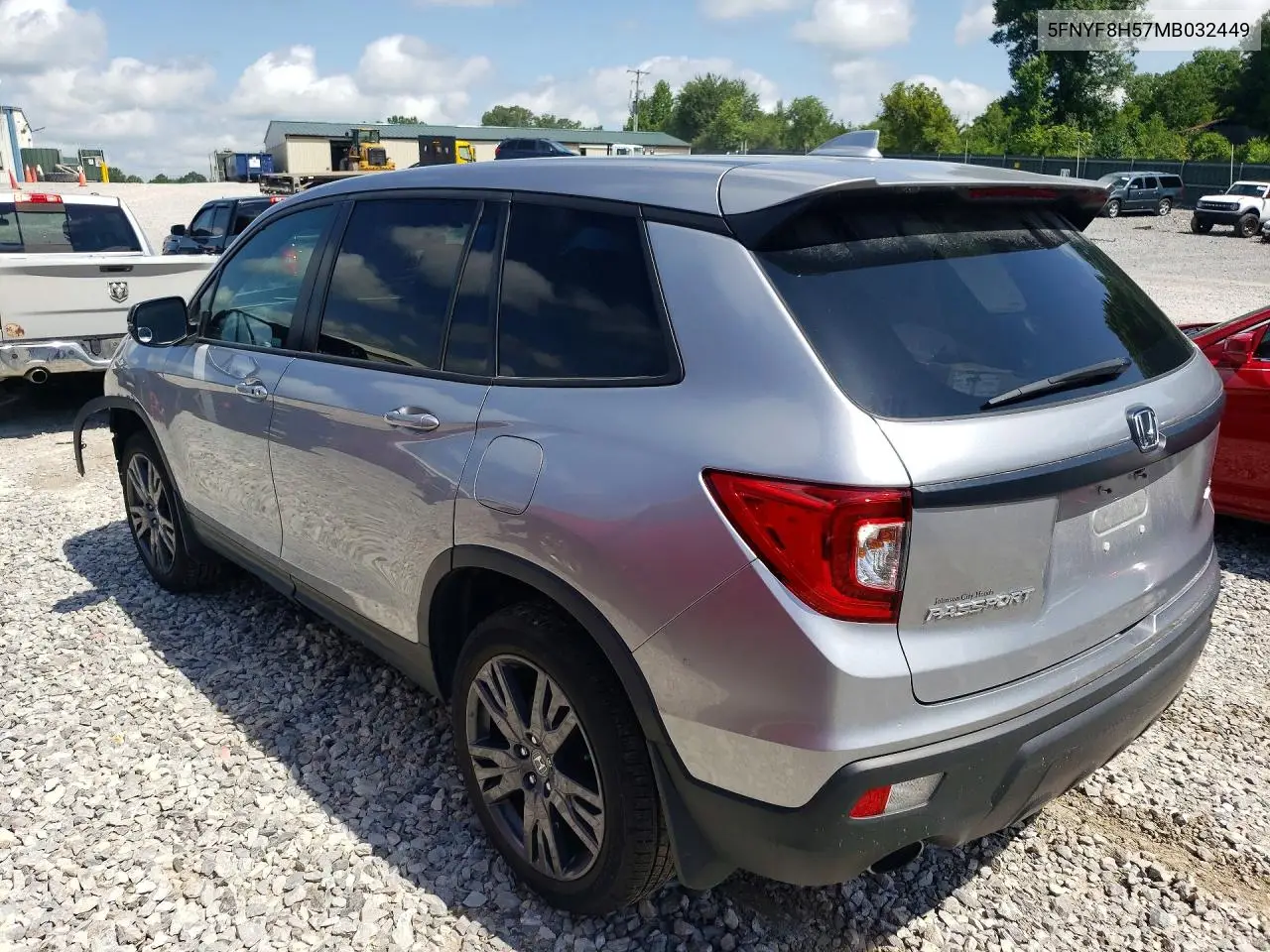 2021 Honda Passport Exl VIN: 5FNYF8H57MB032449 Lot: 61391786