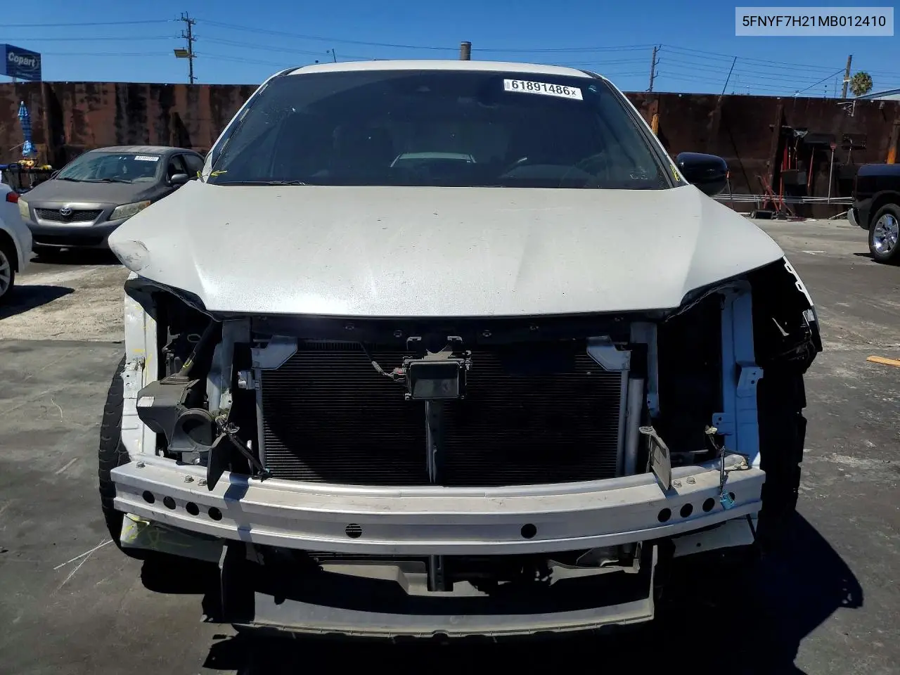 2021 Honda Passport Sport VIN: 5FNYF7H21MB012410 Lot: 61891486