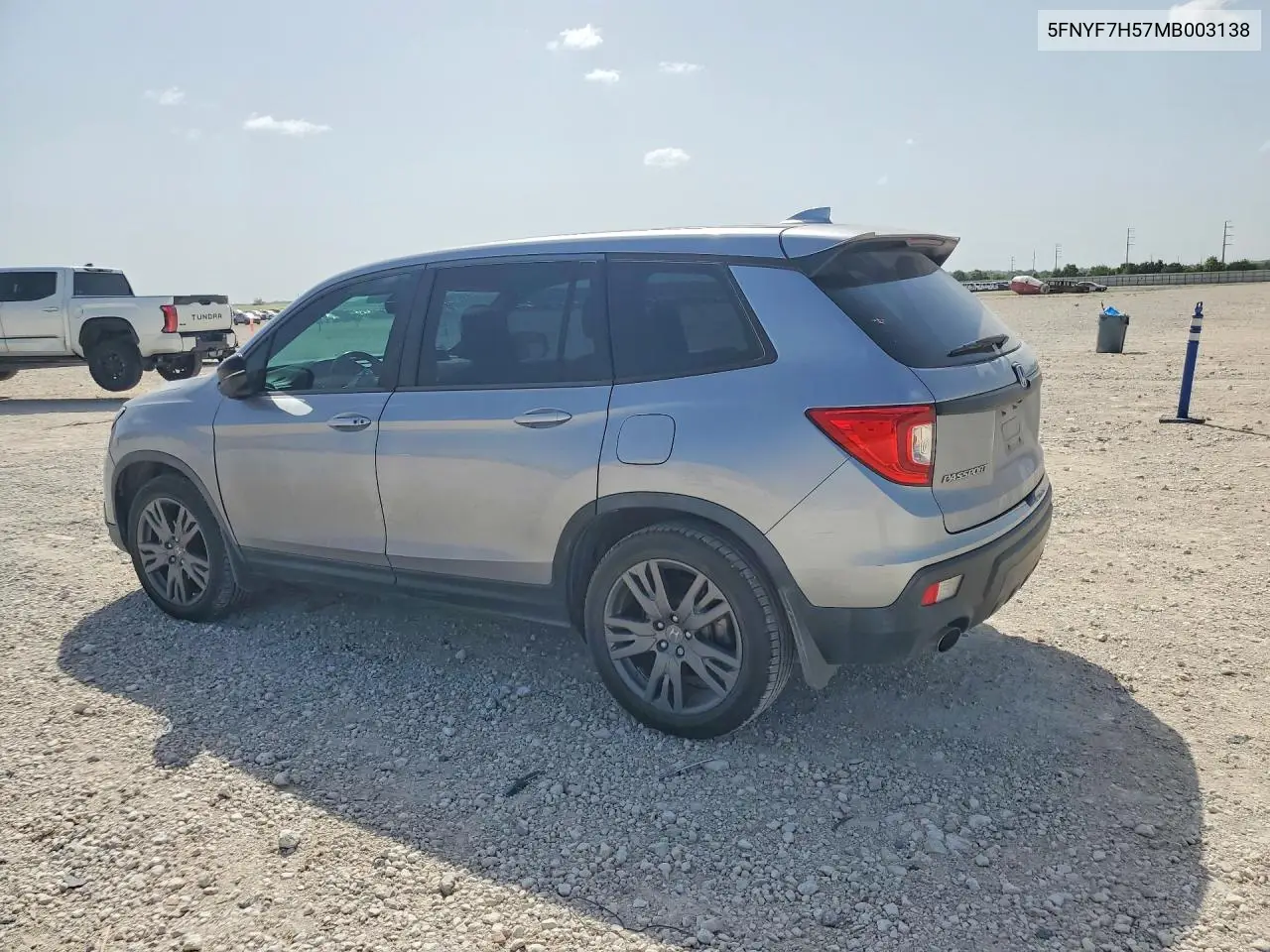 2021 Honda Passport Exl VIN: 5FNYF7H57MB003138 Lot: 85976525