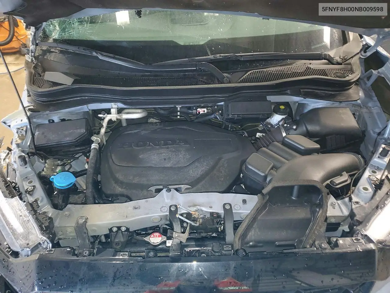 2022 Honda Passport Elite VIN: 5FNYF8H00NB009598 Lot: 53821886