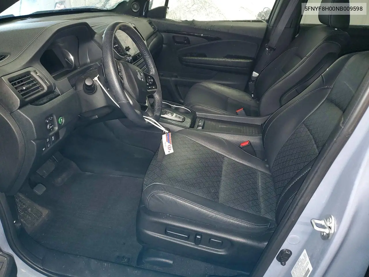 2022 Honda Passport Elite VIN: 5FNYF8H00NB009598 Lot: 53821886