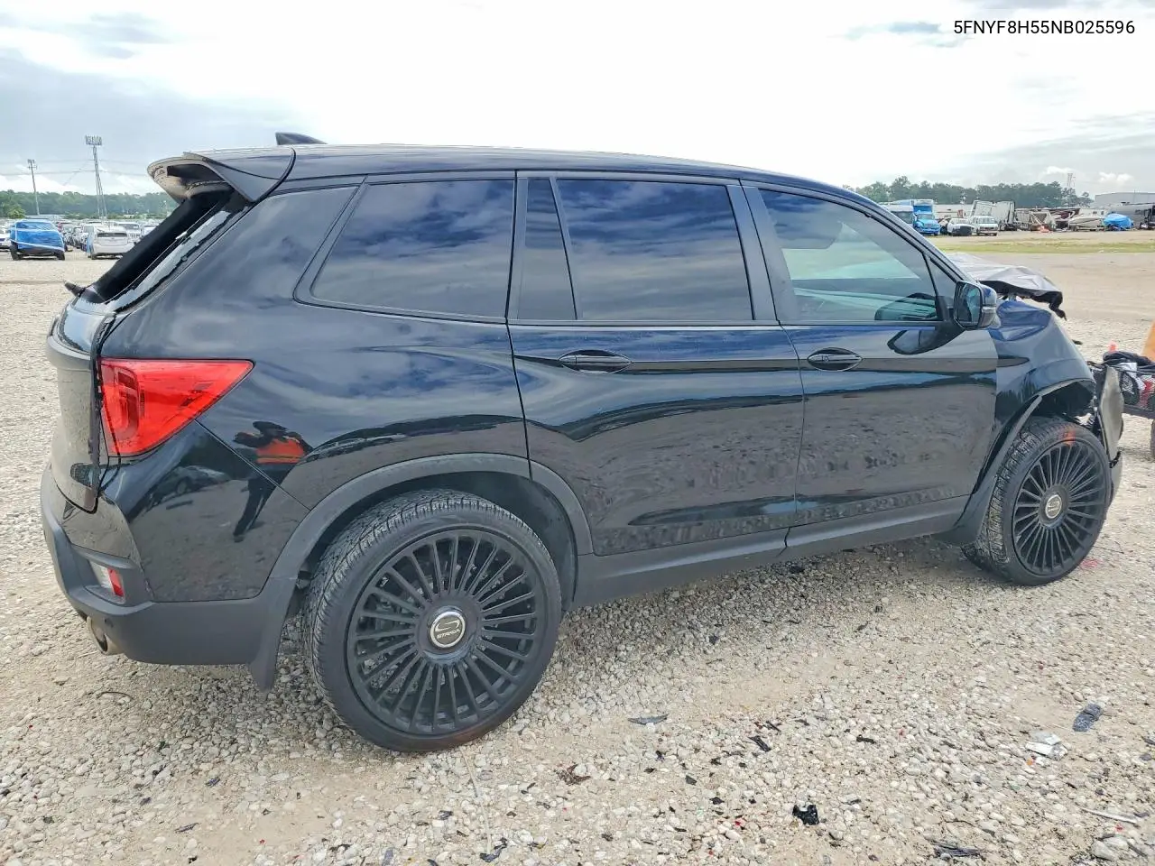 2022 Honda Passport Exl VIN: 5FNYF8H55NB025596 Lot: 54225436