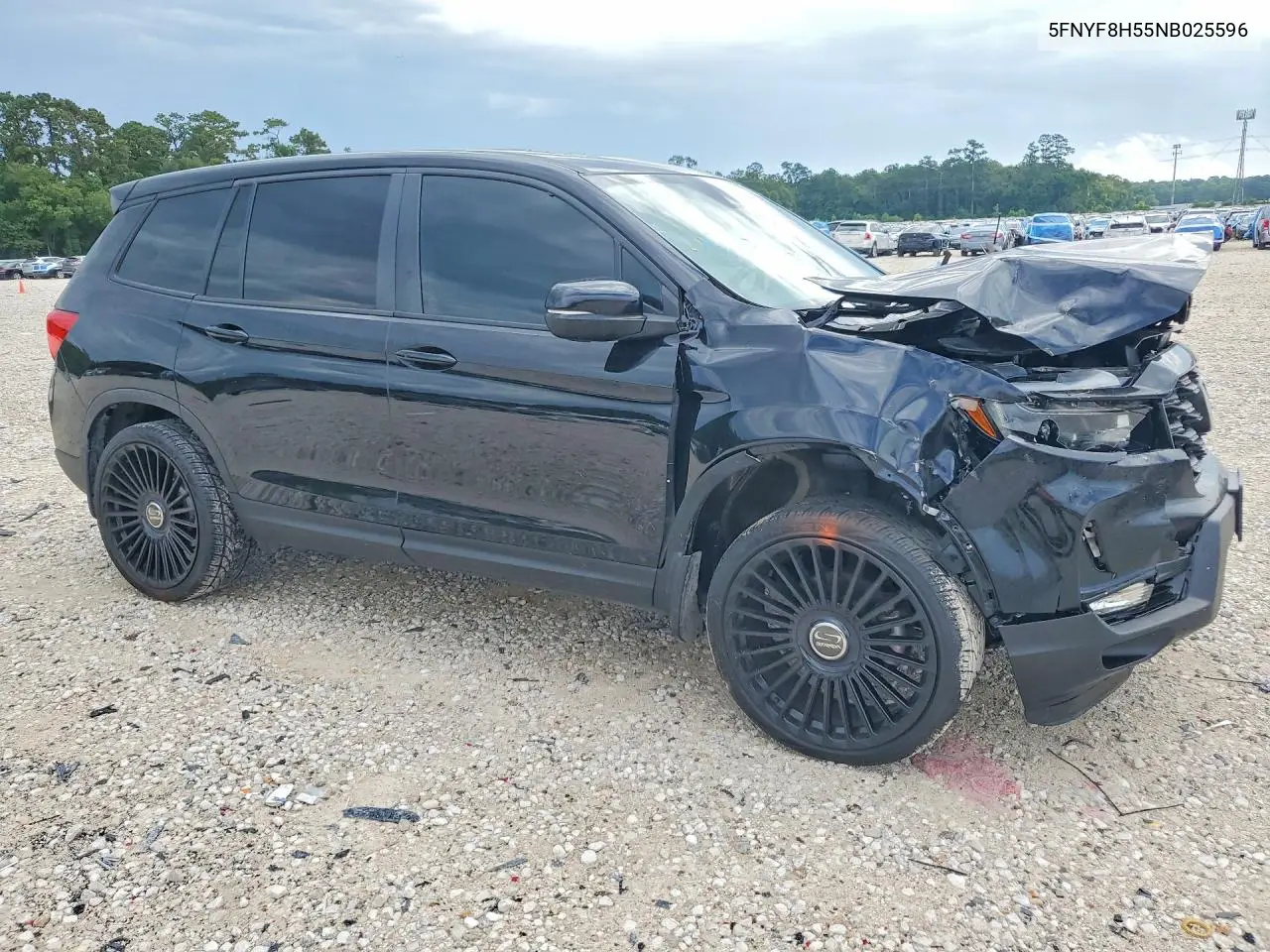 2022 Honda Passport Exl VIN: 5FNYF8H55NB025596 Lot: 54225436