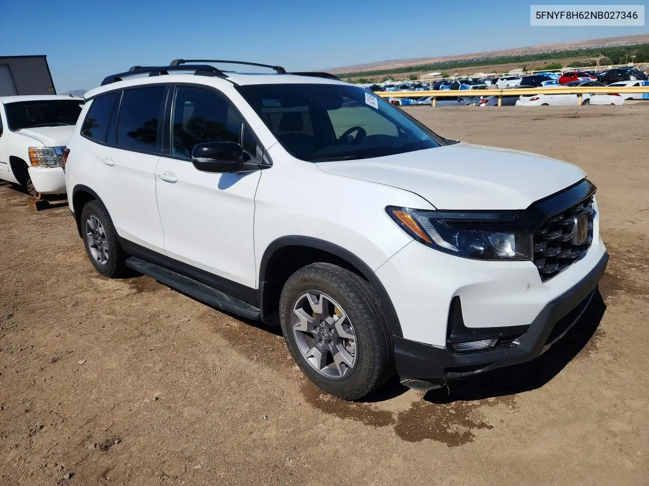 2022 Honda Passport Trail Sport VIN: 5FNYF8H62NB027346 Lot: 54319466