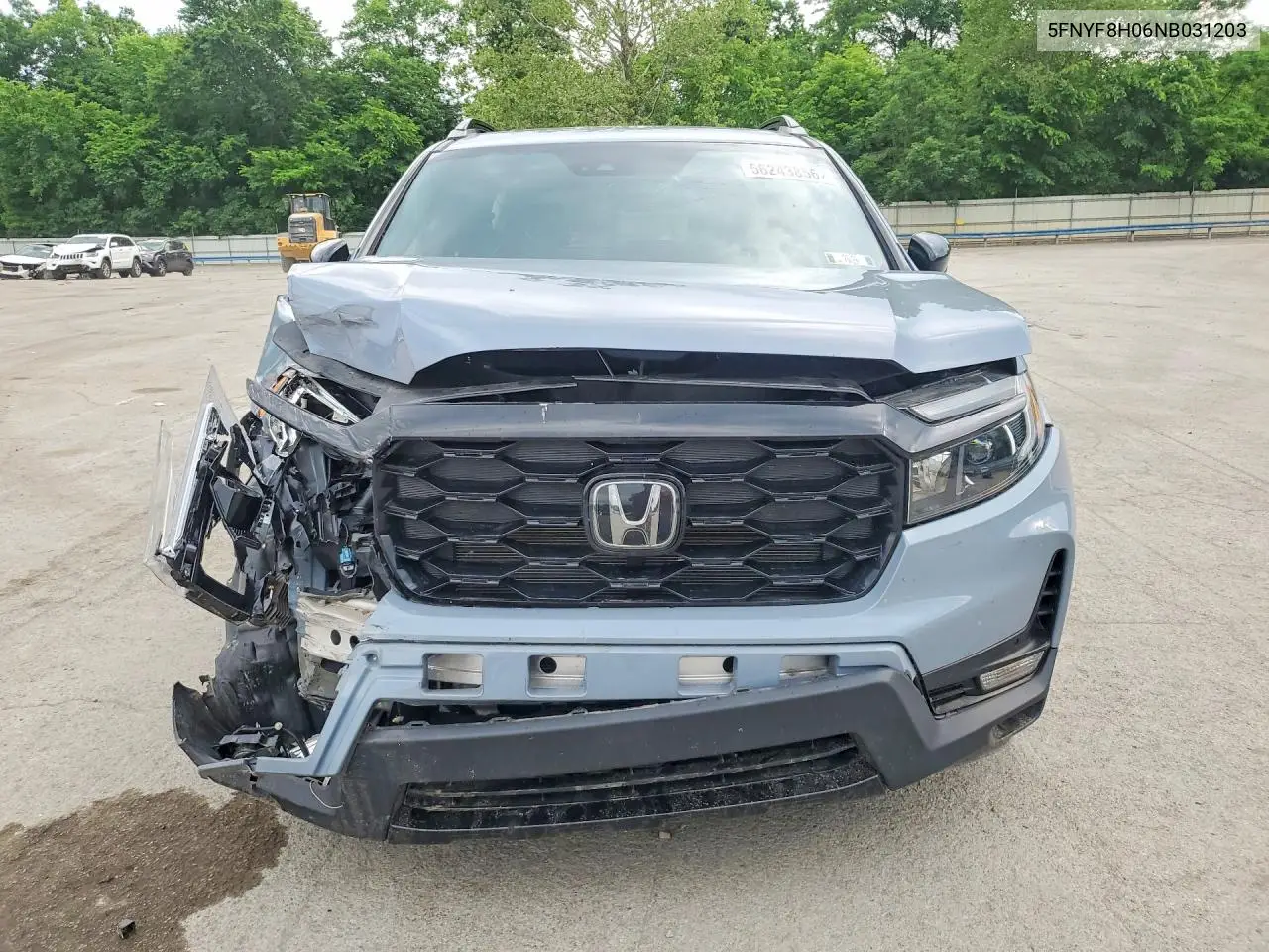 2022 Honda Passport Elite VIN: 5FNYF8H06NB031203 Lot: 56243856