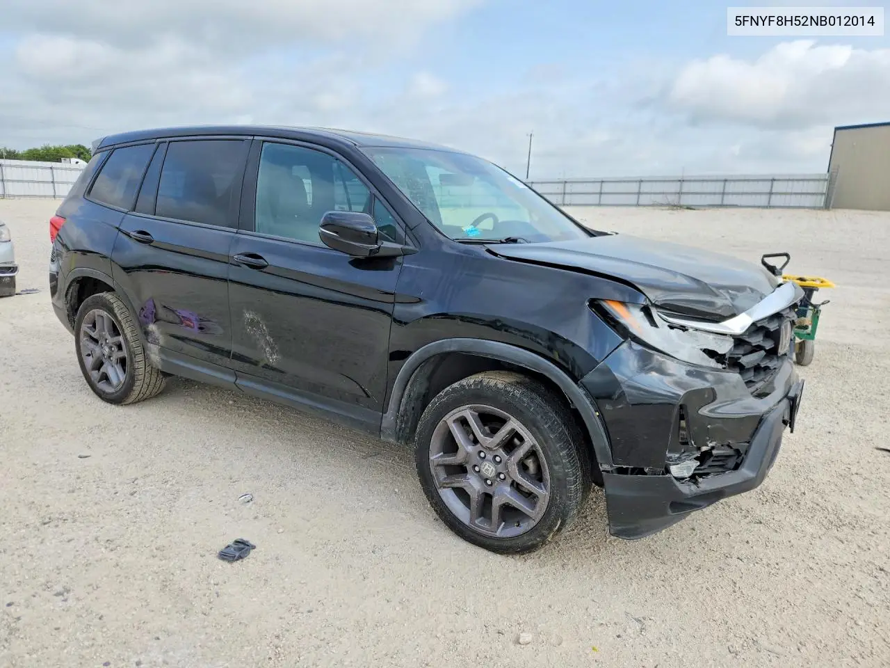 2022 Honda Passport Exl VIN: 5FNYF8H52NB012014 Lot: 58945836
