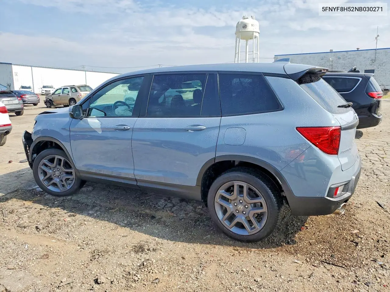 2022 Honda Passport Exl VIN: 5FNYF8H52NB030271 Lot: 61749846