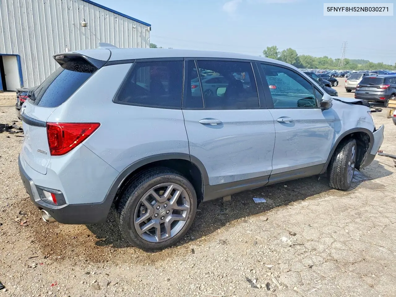 2022 Honda Passport Exl VIN: 5FNYF8H52NB030271 Lot: 61749846