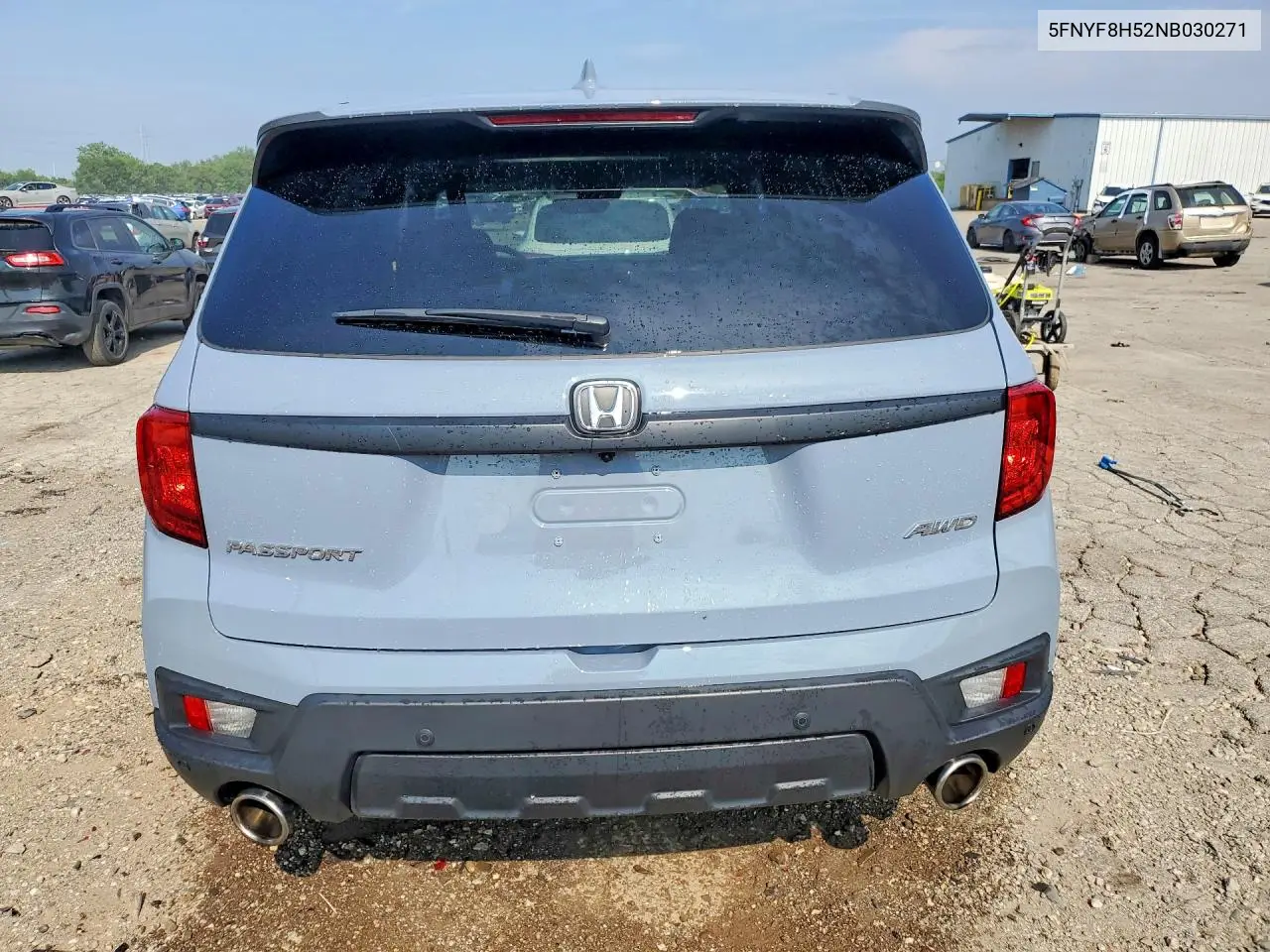 2022 Honda Passport Exl VIN: 5FNYF8H52NB030271 Lot: 61749846