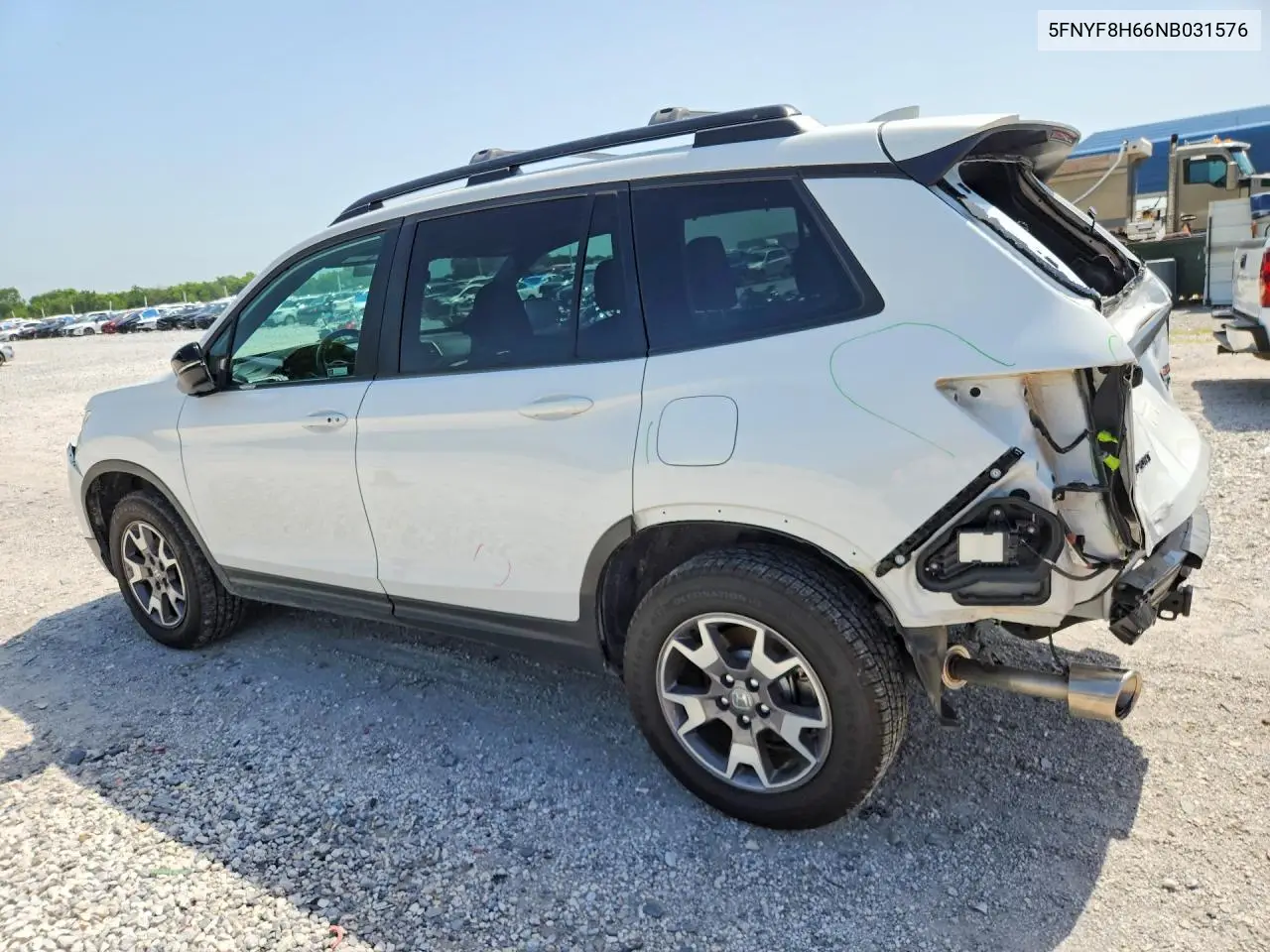 2022 Honda Passport Trail Sport VIN: 5FNYF8H66NB031576 Lot: 97684425