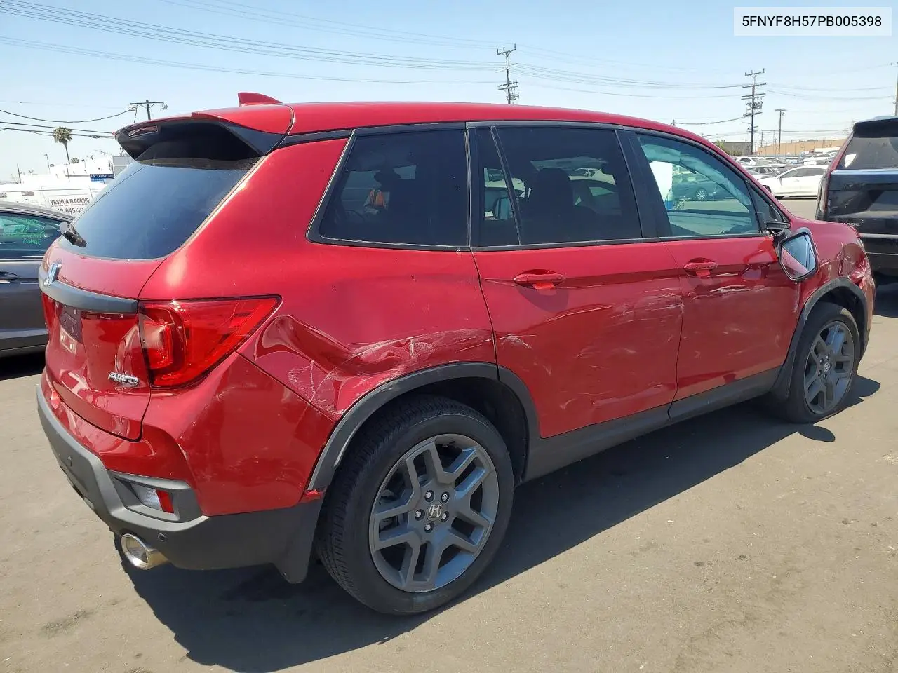 2023 Honda Passport Exl VIN: 5FNYF8H57PB005398 Lot: 51719406