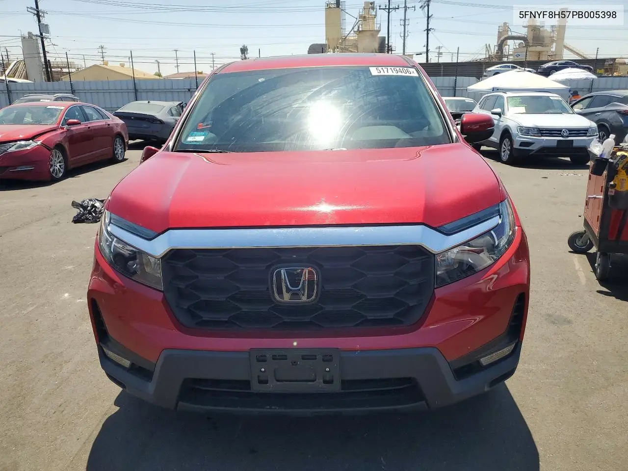 2023 Honda Passport Exl VIN: 5FNYF8H57PB005398 Lot: 51719406