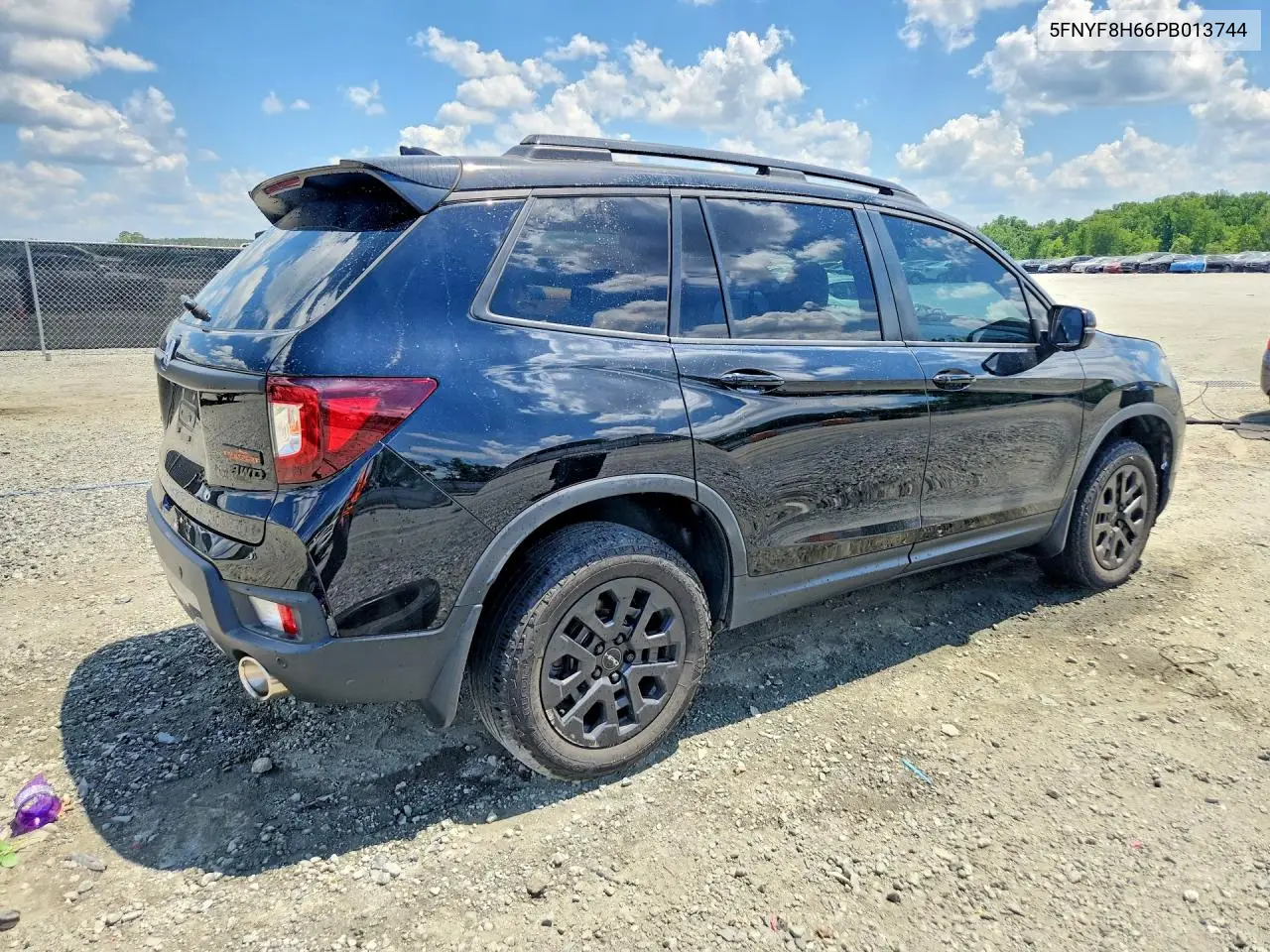 2023 Honda Passport Trail Sport VIN: 5FNYF8H66PB013744 Lot: 54292256