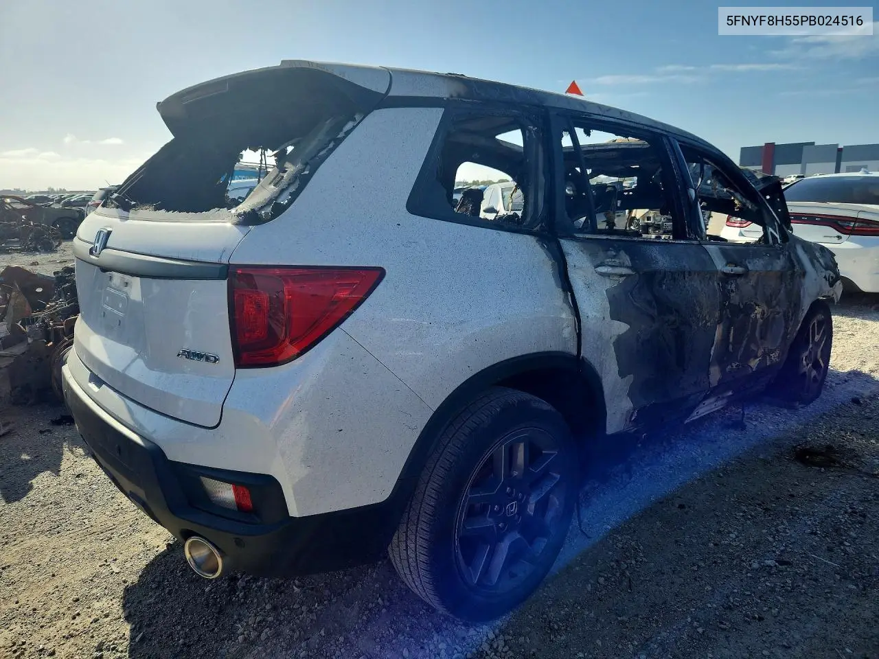 2023 Honda Passport Exl VIN: 5FNYF8H55PB024516 Lot: 55395316