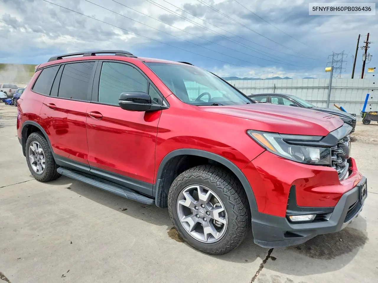 2023 Honda Passport Trail Sport VIN: 5FNYF8H60PB036436 Lot: 55624406