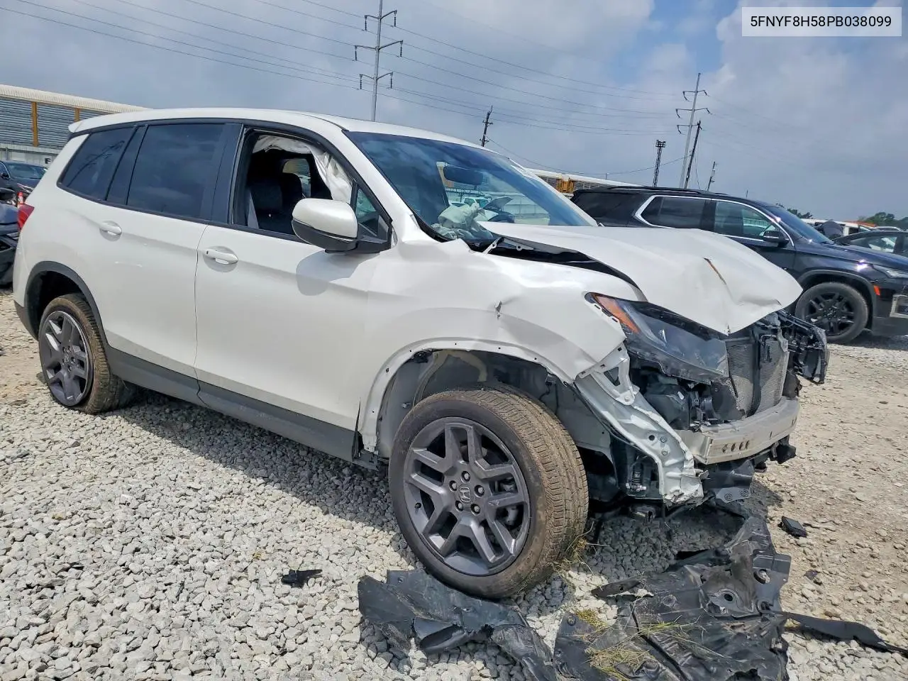 2023 Honda Passport Exl VIN: 5FNYF8H58PB038099 Lot: 55645666