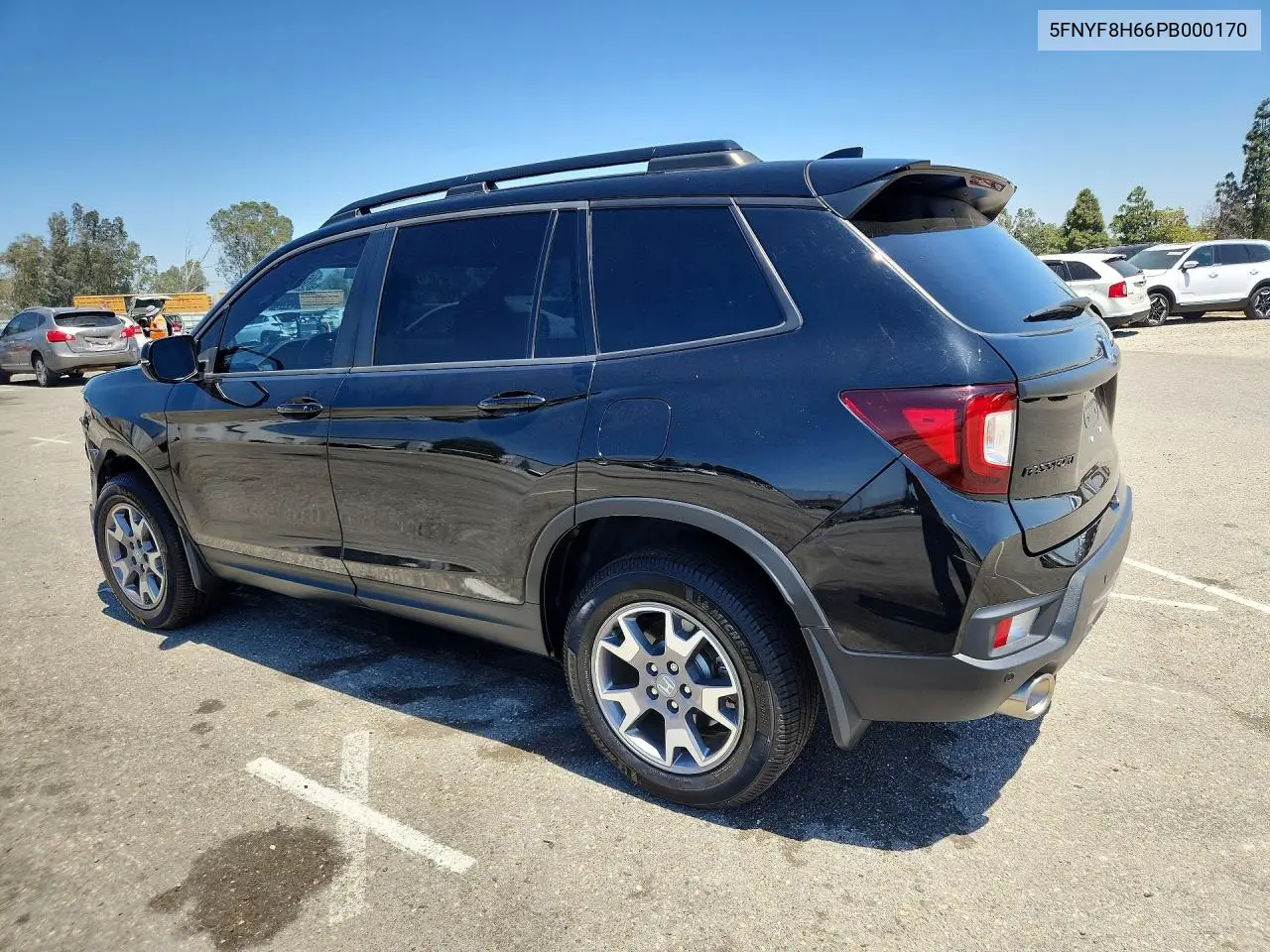 2023 Honda Passport Trail Sport VIN: 5FNYF8H66PB000170 Lot: 56515076