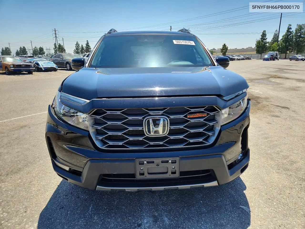 2023 Honda Passport Trail Sport VIN: 5FNYF8H66PB000170 Lot: 56515076