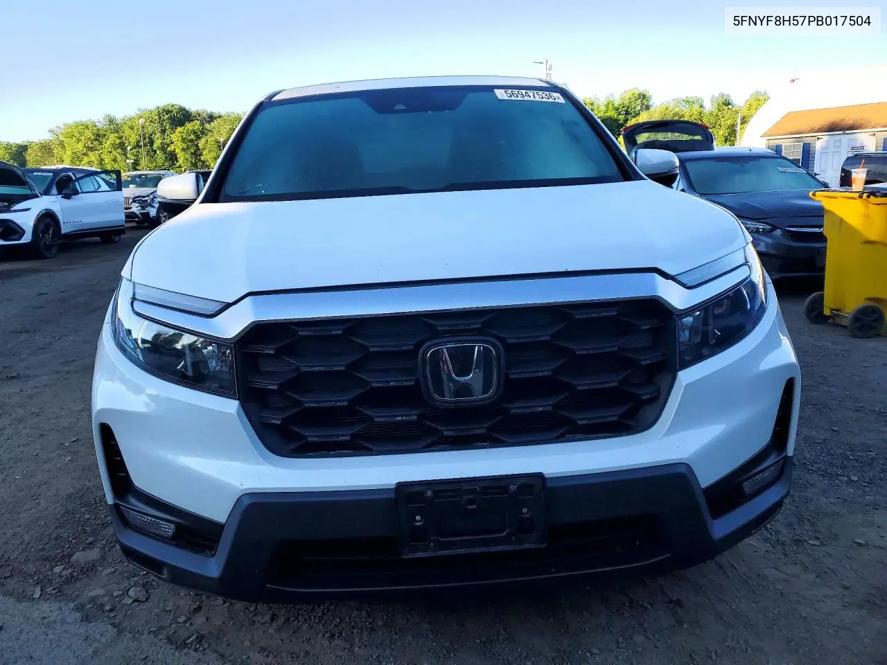 2023 Honda Passport Exl VIN: 5FNYF8H57PB017504 Lot: 56947536