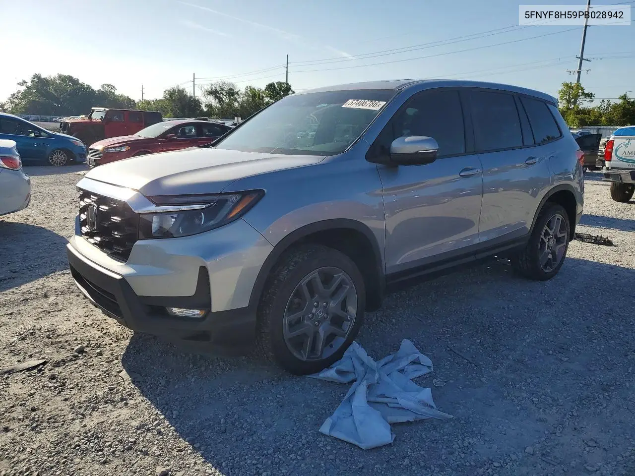 2023 Honda Passport Exl VIN: 5FNYF8H59PB028942 Lot: 57406786