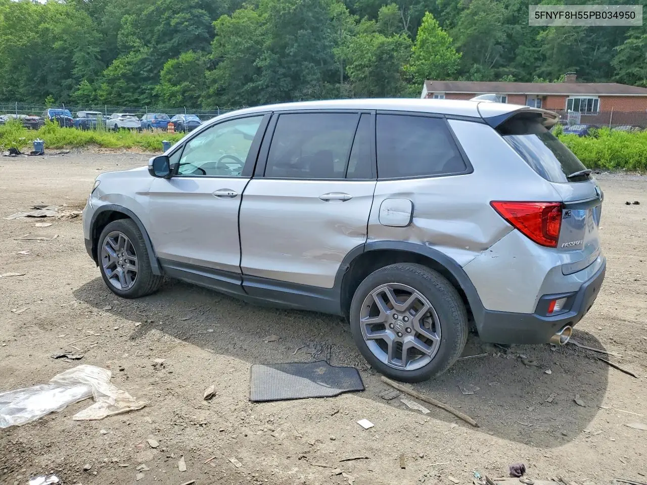 2023 Honda Passport Exl VIN: 5FNYF8H55PB034950 Lot: 57857366