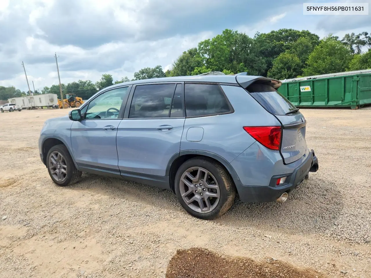 2023 Honda Passport Exl VIN: 5FNYF8H56PB011631 Lot: 58359586