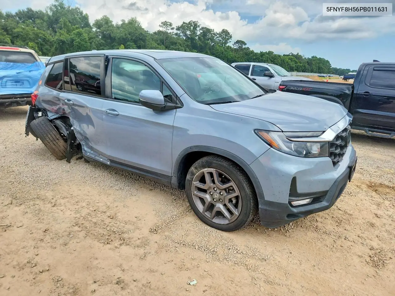 2023 Honda Passport Exl VIN: 5FNYF8H56PB011631 Lot: 58359586