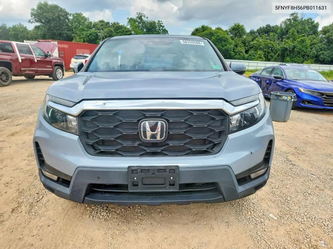 2023 Honda Passport Exl VIN: 5FNYF8H56PB011631 Lot: 58359586