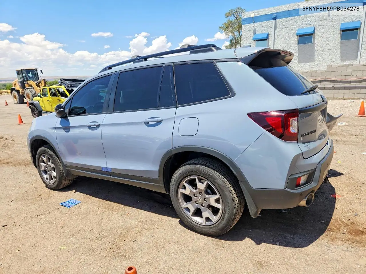 2023 Honda Passport Trail Sport VIN: 5FNYF8H69PB034278 Lot: 60850366