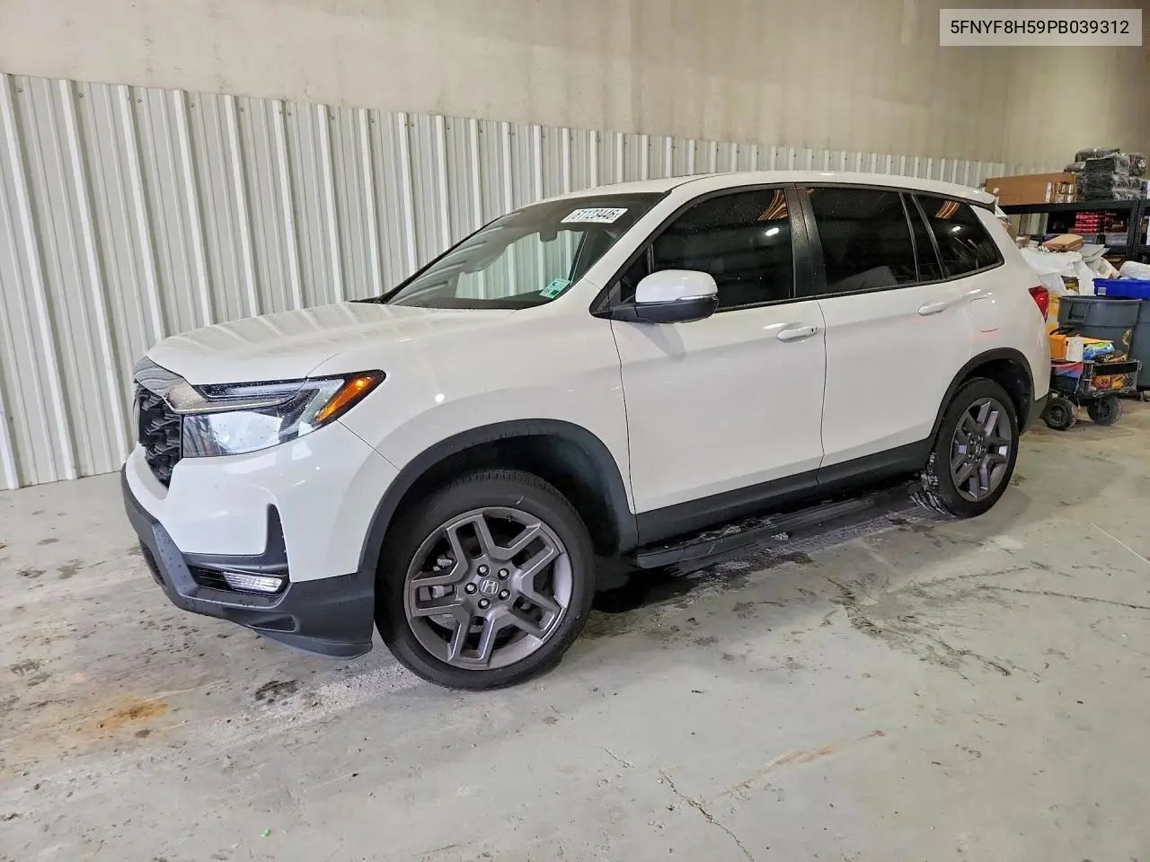 2023 Honda Passport Exl VIN: 5FNYF8H59PB039312 Lot: 61123446