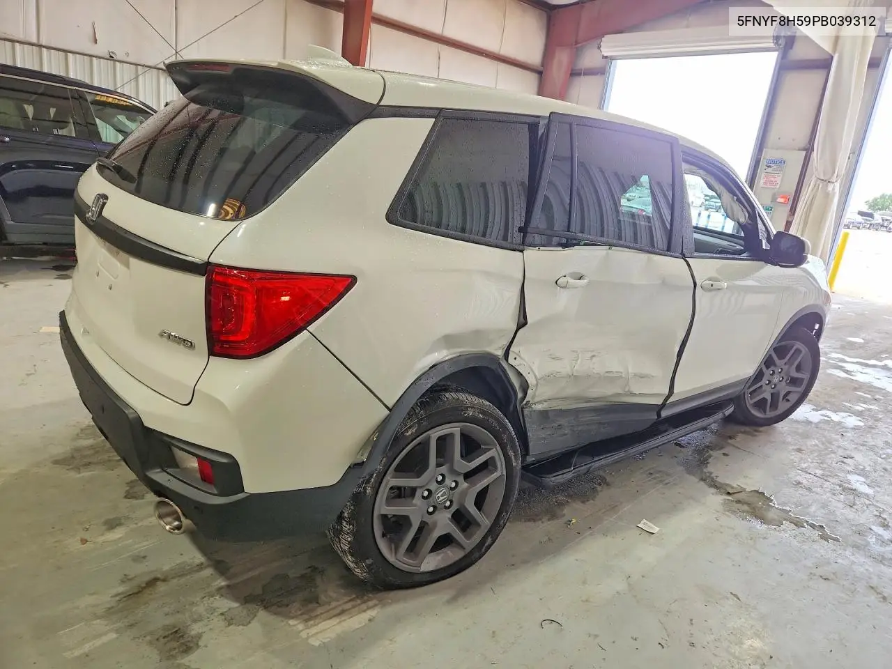 2023 Honda Passport Exl VIN: 5FNYF8H59PB039312 Lot: 61123446