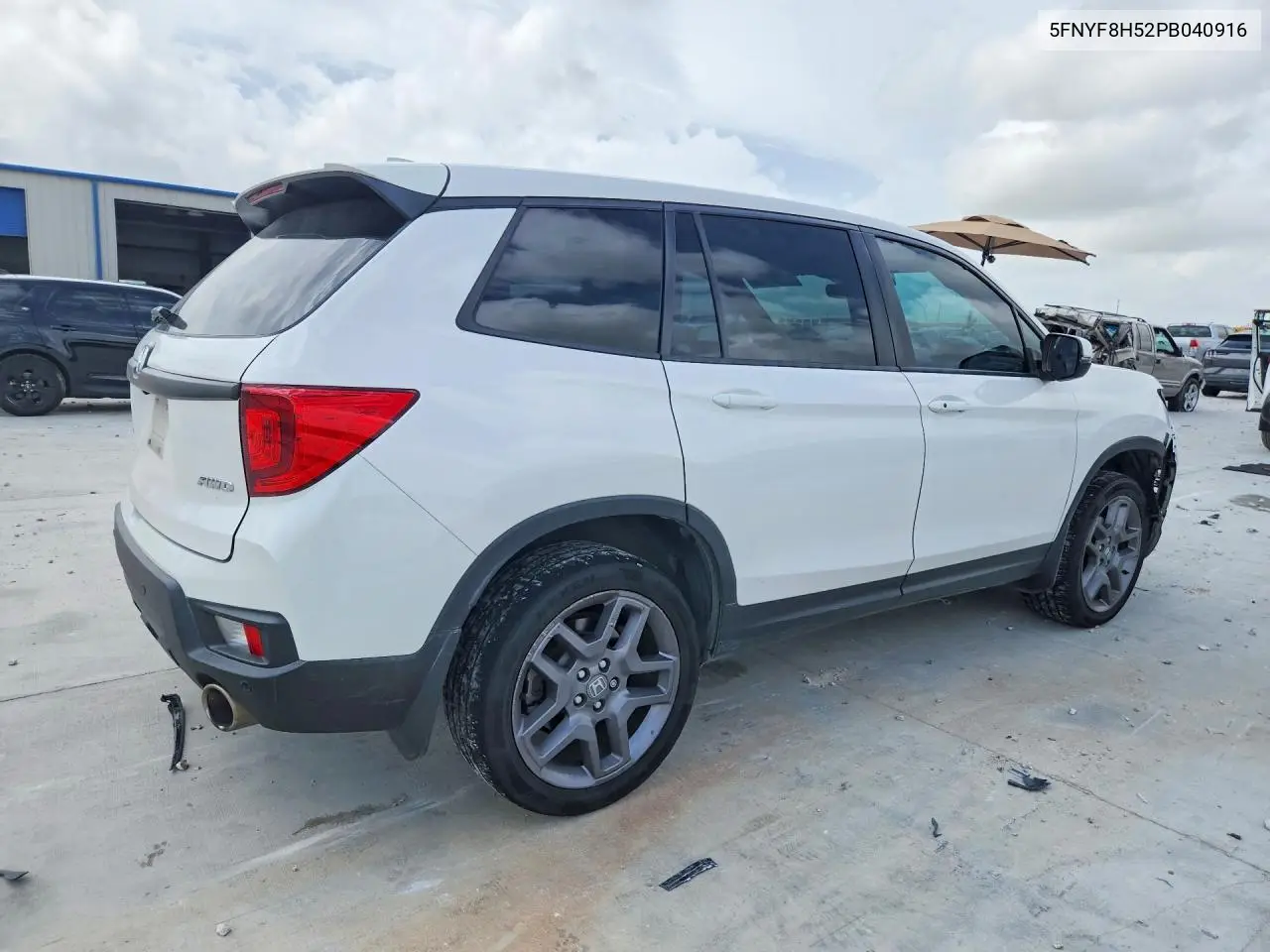 2023 Honda Passport Exl VIN: 5FNYF8H52PB040916 Lot: 61290956
