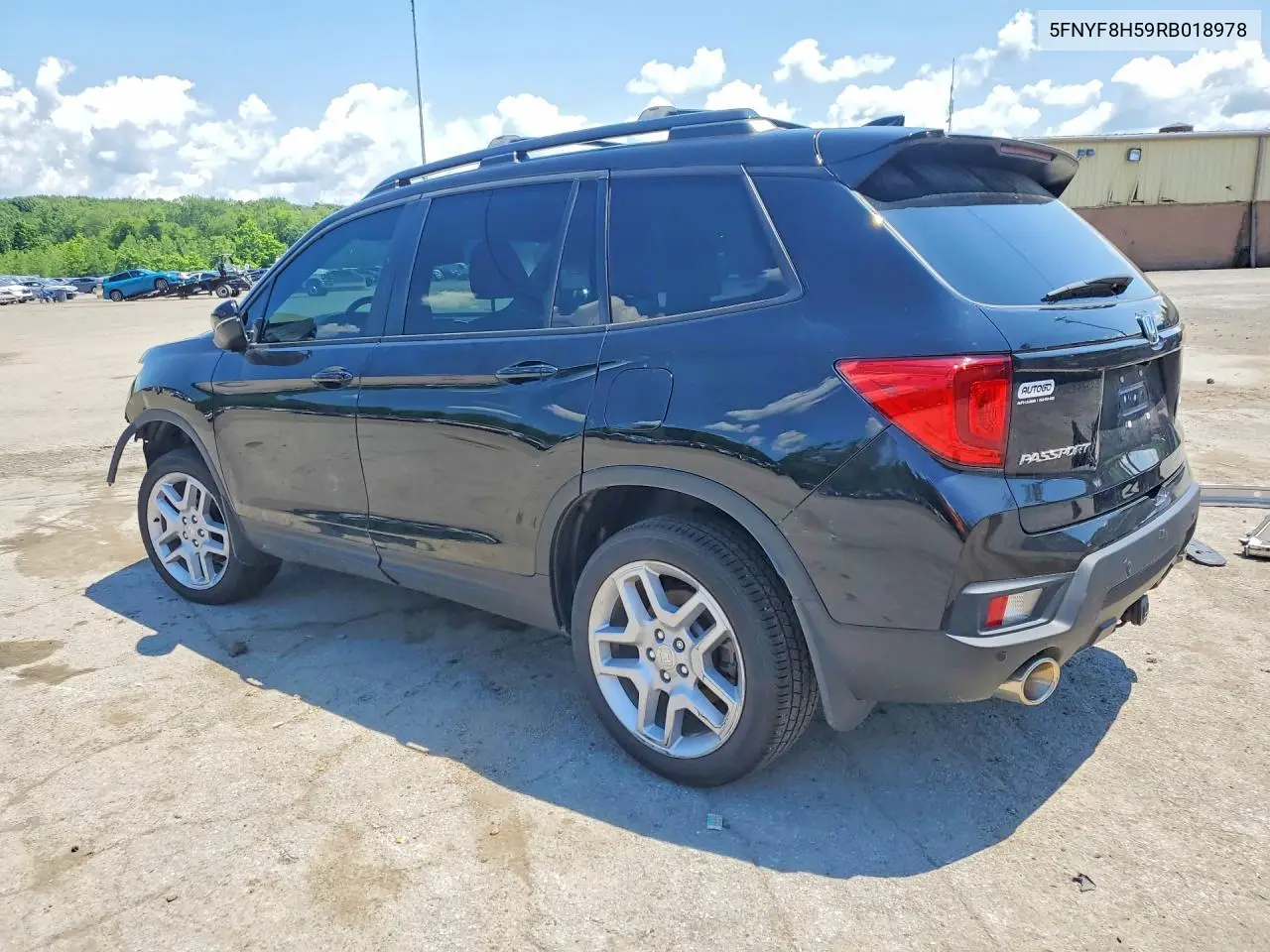 2024 Honda Passport Exl VIN: 5FNYF8H59RB018978 Lot: 59003036