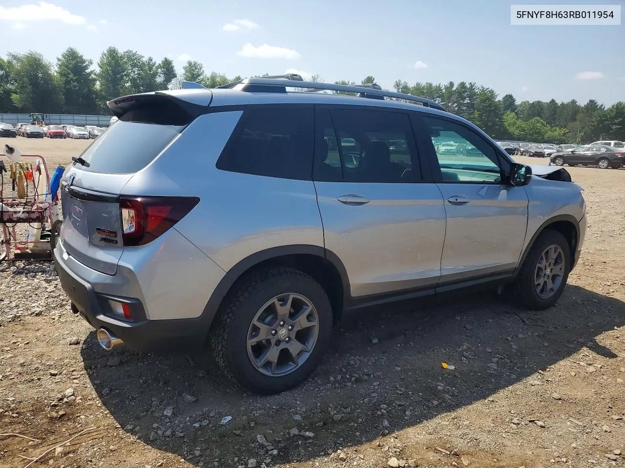2024 Honda Passport Trail Sport VIN: 5FNYF8H63RB011954 Lot: 59592116