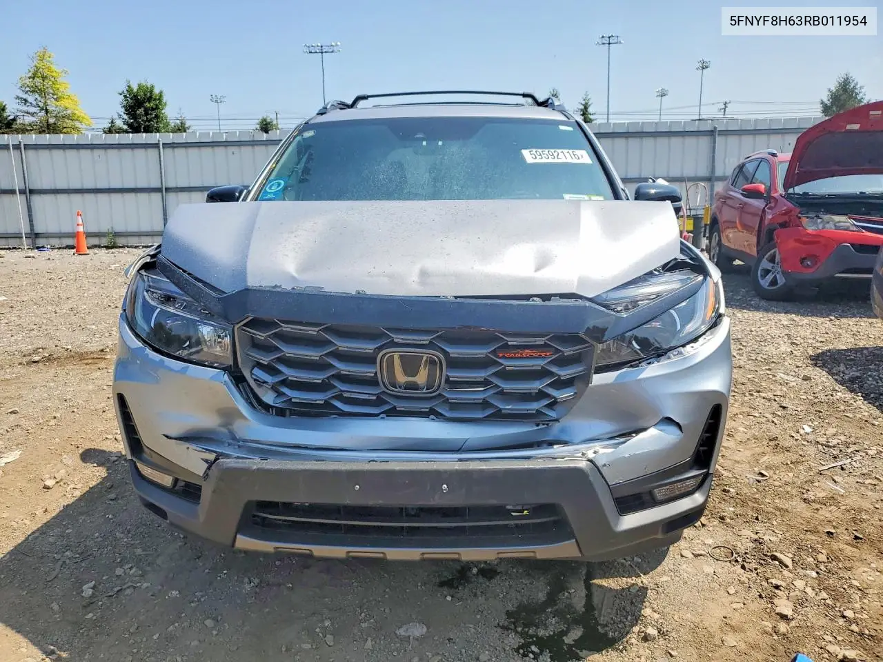 2024 Honda Passport Trail Sport VIN: 5FNYF8H63RB011954 Lot: 59592116