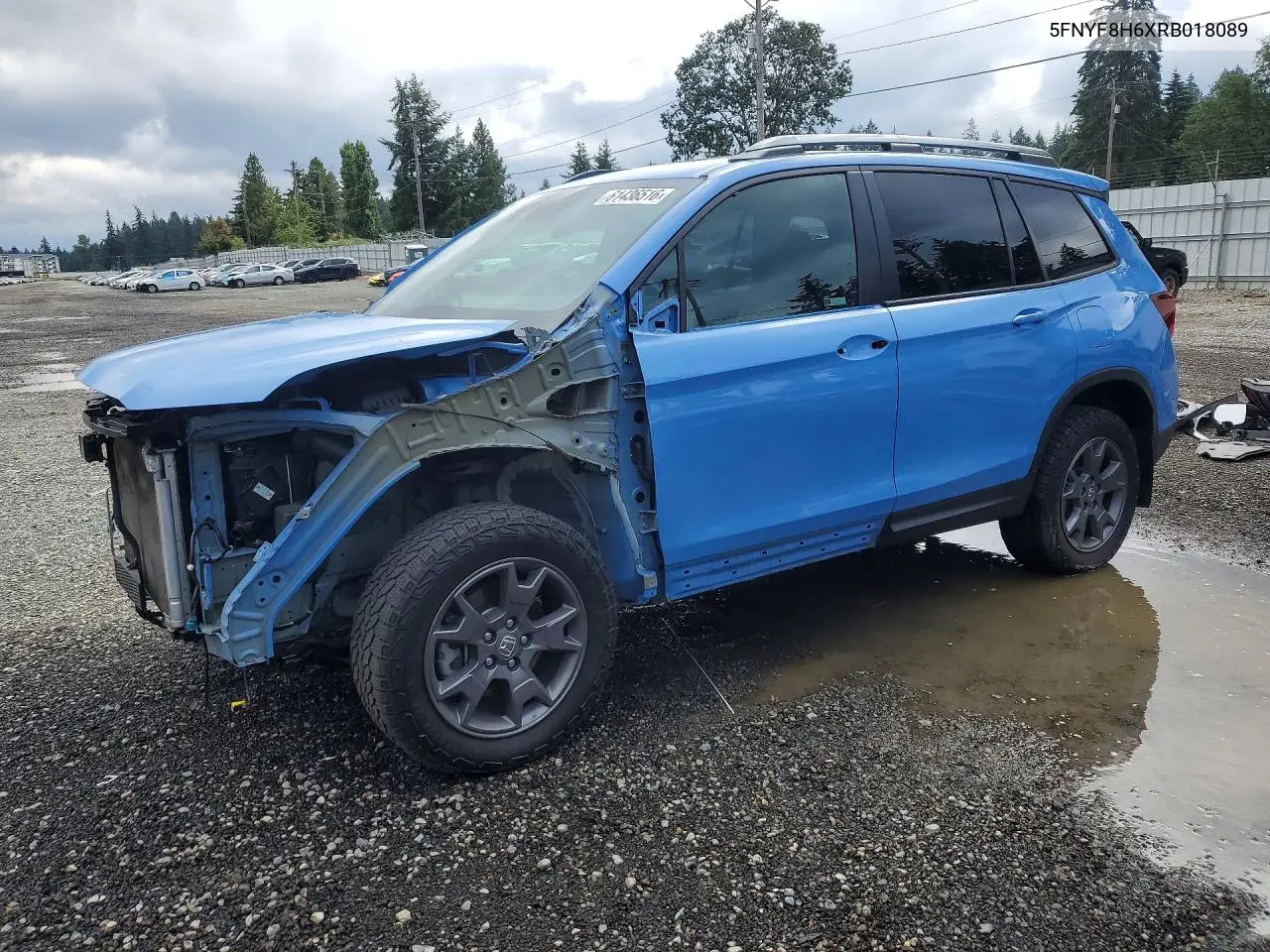 2024 Honda Passport Trail Sport VIN: 5FNYF8H6XRB018089 Lot: 61436516