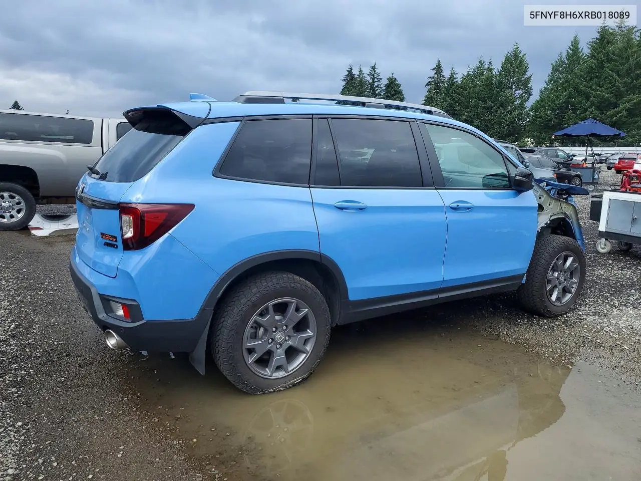 2024 Honda Passport Trail Sport VIN: 5FNYF8H6XRB018089 Lot: 61436516