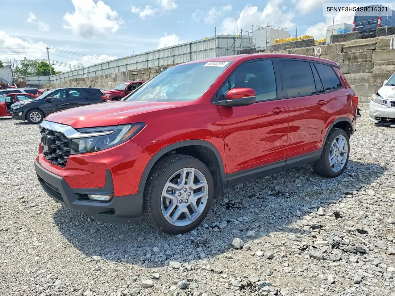 2025 Honda Passport Exl VIN: 5FNYF8H54SB016321 Lot: 54044066