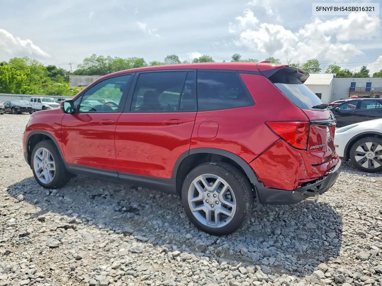 2025 Honda Passport Exl VIN: 5FNYF8H54SB016321 Lot: 54044066